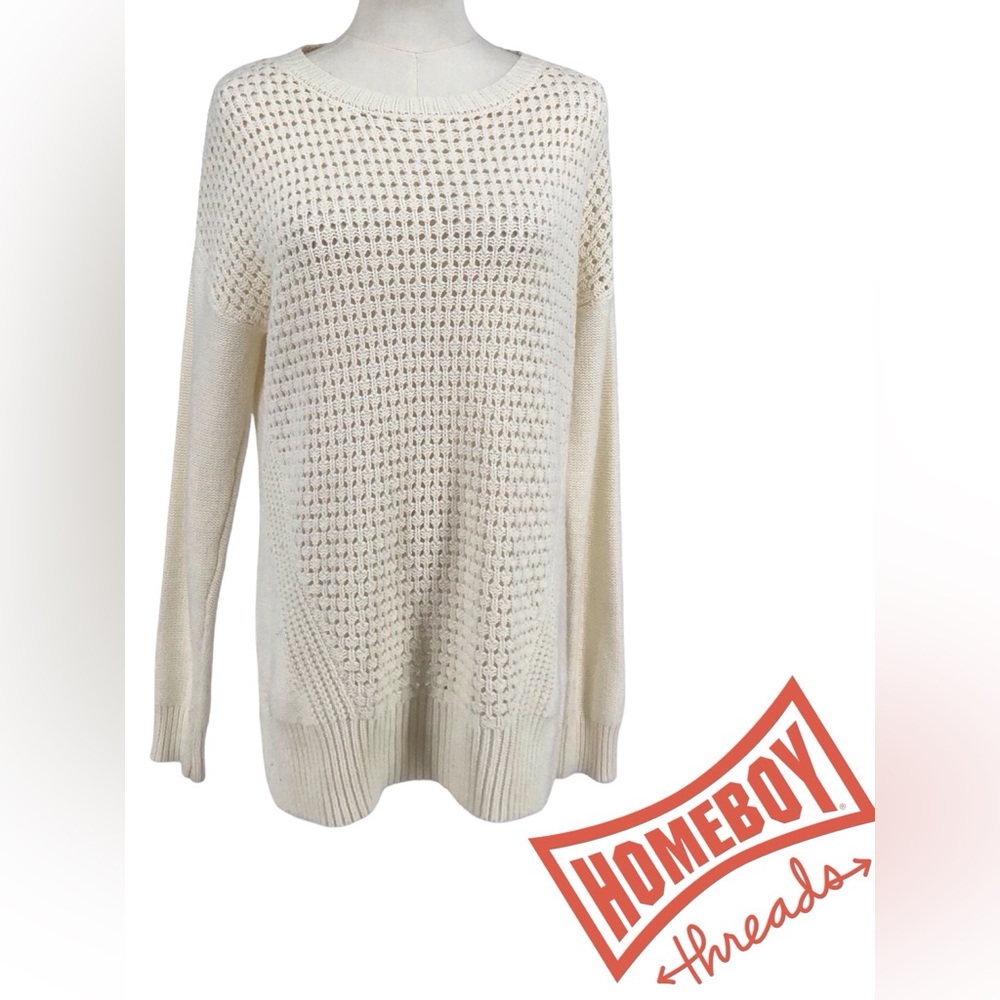 STYLUS Cream Crew Neck Sweater Essential Comfort